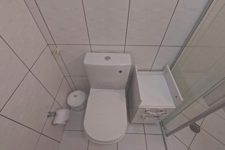 Banheiro Social de apartamento para alugar com 1 quarto, 57m² em Boqueirão, Santos