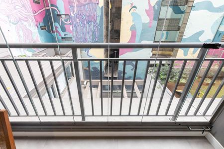Varanda de kitnet/studio para alugar com 1 quarto, 22m² em República, São Paulo