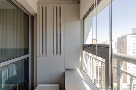 Sacada de kitnet/studio para alugar com 1 quarto, 24m² em Indianópolis, São Paulo