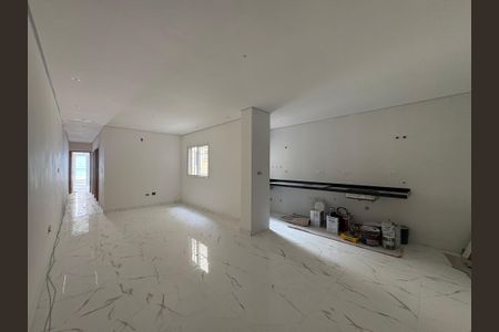 Sala de apartamento à venda com 2 quartos, 90m² em Vila Curuçá, Santo André