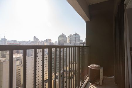 Varanda do Studio de kitnet/studio à venda com 1 quarto, 19m² em Bela Vista, São Paulo