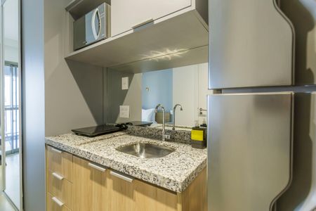 Studio à venda com 26m², 1 quarto e sem vagaCozinha