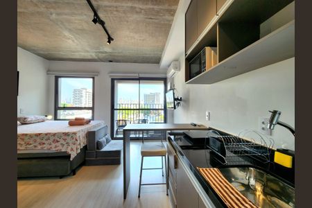 Studio para alugar com 25m², 1 quarto e sem vagaCozinha