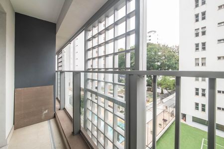 Varanda de kitnet/studio à venda com 1 quarto, 24m² em Brooklin, São Paulo