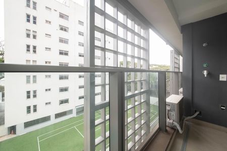 Varanda de kitnet/studio à venda com 1 quarto, 24m² em Brooklin, São Paulo