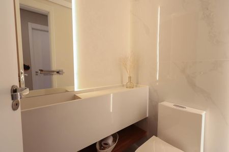 Apartamento à venda com 112m², 3 quartos e 2 vagasLavabo da sala