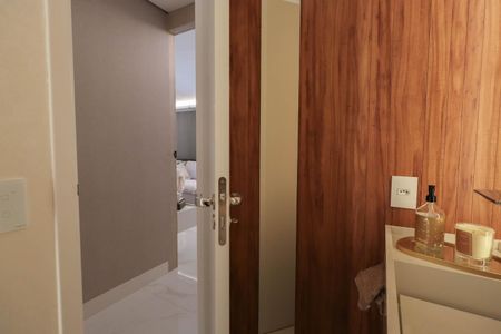 Apartamento à venda com 112m², 3 quartos e 2 vagasLavabo da sala