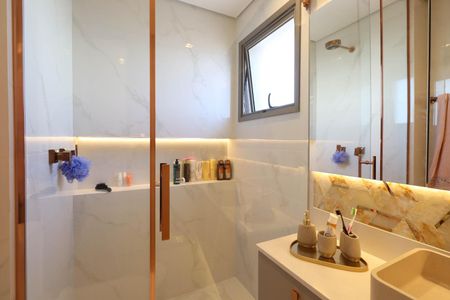 Apartamento à venda com 112m², 3 quartos e 2 vagasBanheiro da Suíte 2