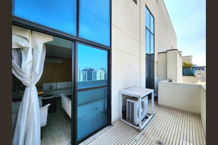 Varanda de apartamento à venda com 1 quarto, 68m² em Indianópolis, São Paulo