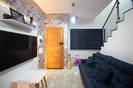 Sala de casa de condomínio para alugar com 2 quartos, 53m² em Vila Gustavo, São Paulo