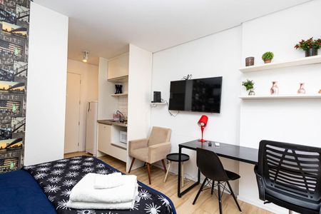 Studio para alugar com 21m², 1 quarto e 1 vaga Studio para alugar com 21m², 1 quarto e 1 vagaStudio