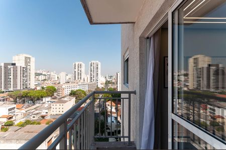 Varanda de apartamento à venda com 1 quarto, 28m² em Vila Romana, São Paulo