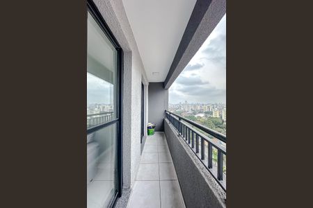 Varanda da Sala de apartamento para alugar com 1 quarto, 30m² em Belenzinho, São Paulo