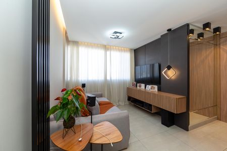 Sala de apartamento à venda com 3 quartos, 71m² em Padre Eustáquio, Belo Horizonte