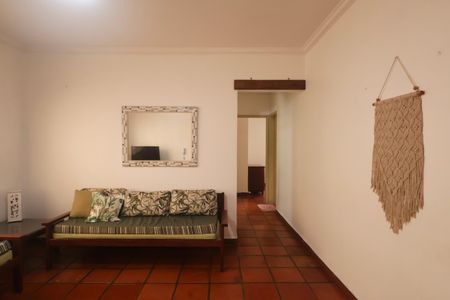 Sala de apartamento para alugar com 2 quartos, 97m² em Jardim Tres Marias, Guarujá