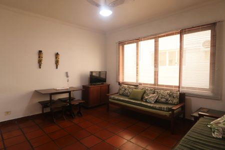 Sala de apartamento para alugar com 2 quartos, 97m² em Jardim Tres Marias, Guarujá