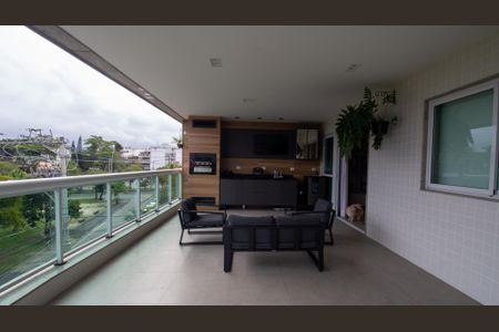 Varanda da Sala de apartamento à venda com 3 quartos, 160m² em Recreio dos Bandeirantes, Rio de Janeiro