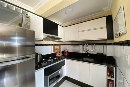 Cozinha de apartamento para alugar com 1 quarto, 38m² em Vila Nova, Novo Hamburgo