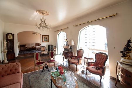 Sala de apartamento à venda com 4 quartos, 214m² em Brooklin, São Paulo