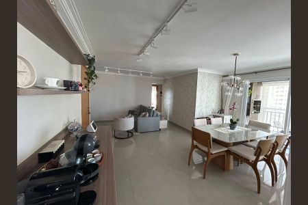 Sala de apartamento à venda com 3 quartos, 118m² em Vila Valparaíso, Santo André