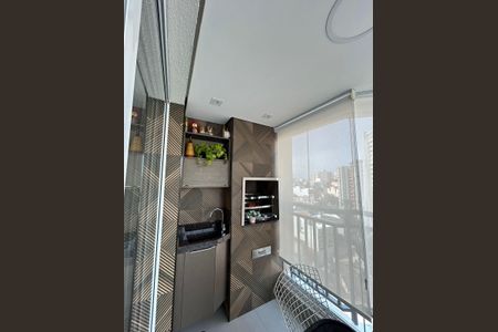 Sacada de apartamento à venda com 3 quartos, 118m² em Vila Valparaíso, Santo André