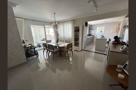 Sala de apartamento à venda com 3 quartos, 118m² em Vila Valparaíso, Santo André