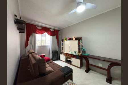 Sala de apartamento à venda com 2 quartos, 60m² em Vila Lutécia, Santo André