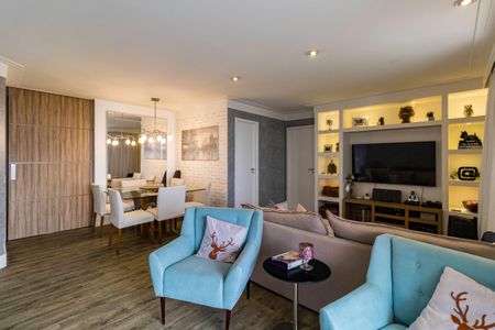 Sala de apartamento à venda com 3 quartos, 118m² em Vila Sonia, São Paulo