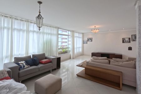 Sala de apartamento para alugar com 5 quartos, 480m² em Boqueirão, Santos