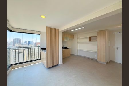 Sala/Cozinha de apartamento para alugar com 2 quartos, 52m² em Cidade Monções, São Paulo