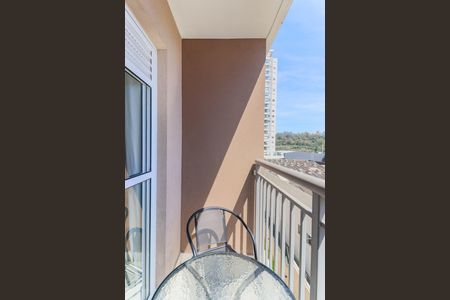 Varanda da Sala de apartamento para alugar com 1 quarto, 29m² em Jardim Caravelas, São Paulo