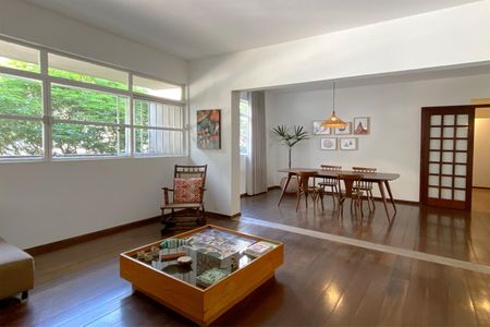 Sala de apartamento à venda com 4 quartos, 160m² em Santo Antônio, Belo Horizonte