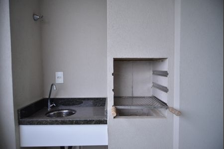 Varanda gourmet de apartamento à venda com 2 quartos, 55m² em Vila Tibiriçá, Santo André