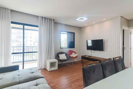 Sala de apartamento para alugar com 2 quartos, 73m² em Granja Viana, Cotia
