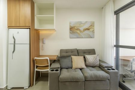 Studio para alugar com 26m², 1 quarto e sem vaga Studio para alugar com 26m², 1 quarto e sem vagaSala