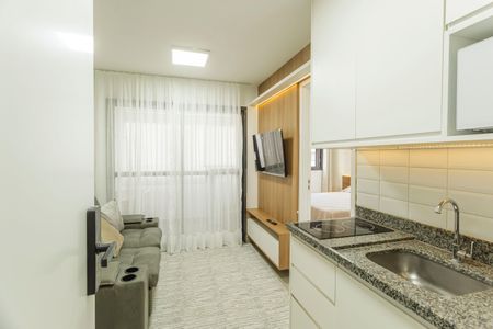 Studio para alugar com 26m², 1 quarto e sem vaga Studio para alugar com 26m², 1 quarto e sem vagaSala