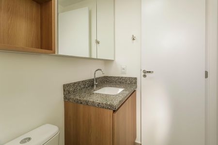 Studio para alugar com 26m², 1 quarto e sem vaga Studio para alugar com 26m², 1 quarto e sem vagaBanheiro da Suíte