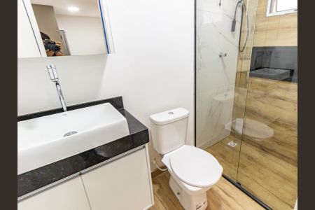 Banheiro de kitnet/studio para alugar com 1 quarto, 26m² em Vila Formosa, São Paulo