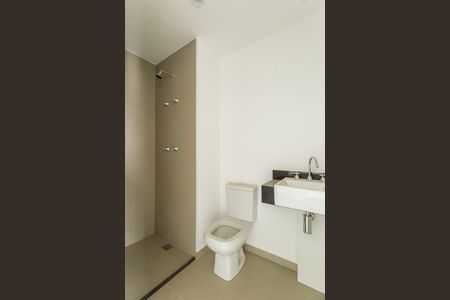 Banheiro de kitnet/studio à venda com 1 quarto, 24m² em Vila Olímpia, São Paulo
