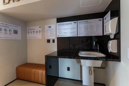 Studio à venda com 24m², 1 quarto e 1 vagaLavanderia