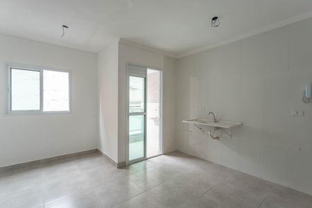 Sala/Cozinha de apartamento à venda com 1 quarto, 29m² em Centro, Diadema