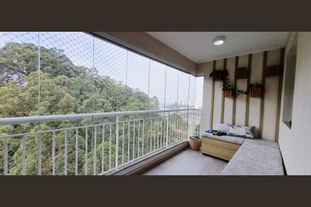 Varanda da Sala de apartamento à venda com 3 quartos, 95m² em Vila Andrade, São Paulo