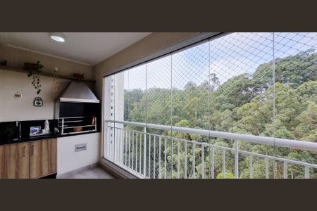 Varanda da Sala de apartamento à venda com 3 quartos, 95m² em Vila Andrade, São Paulo