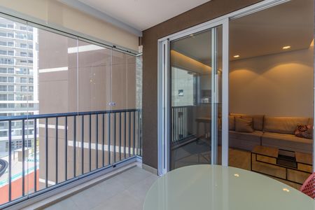 Varanda de apartamento para alugar com 1 quarto, 49m² em Sumaré, São Paulo