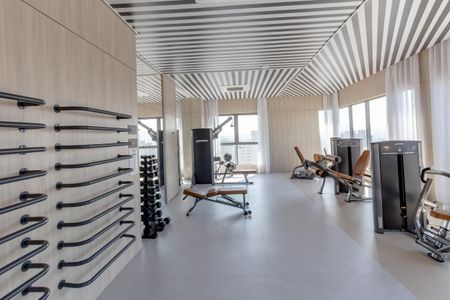 Apartamento à venda com 44m², 1 quarto e 1 vaga Apartamento à venda com 44m², 1 quarto e 1 vagaÁrea comum - Academia