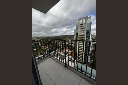 Sacada de apartamento à venda com 1 quarto, 27m² em Campo Belo, São Paulo