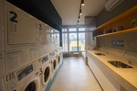 Studio à venda com 23m², 1 quarto e sem vagaLavanderia