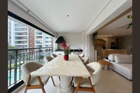 Sacada de apartamento à venda com 2 quartos, 130m² em Brooklin, São Paulo