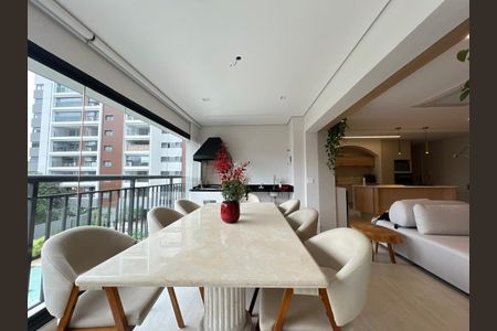 Sacada de apartamento à venda com 2 quartos, 130m² em Brooklin, São Paulo