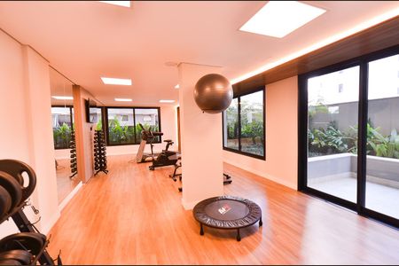 Apartamento para alugar com 63m², 2 quartos e 2 vagasÁrea comum - Academia